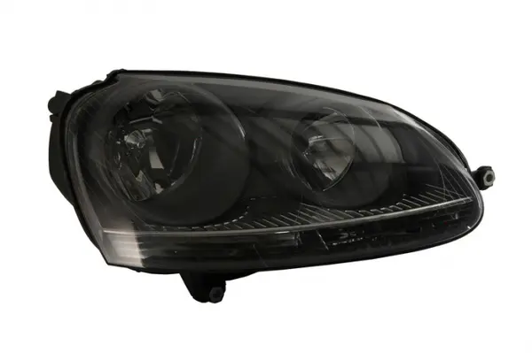 Far fata Dreapta (H7 H7, electric, cu motor, culoare insert: gri, culoare semnalizator: transparent) potrivit VW GOLF V, JETTA III