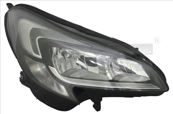 Far fata Dreapta (H7 H7 LED, electric, cu motor, culoare interior: cromat) potrivit OPEL CORSA E, CORSA E HATCHBACK
