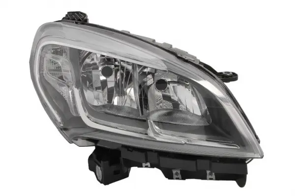 Far fata Dreapta (H7 W21W WY21W, electric, cu motor, culoare insert: cromat) potrivit FIAT DOBLO CARGO