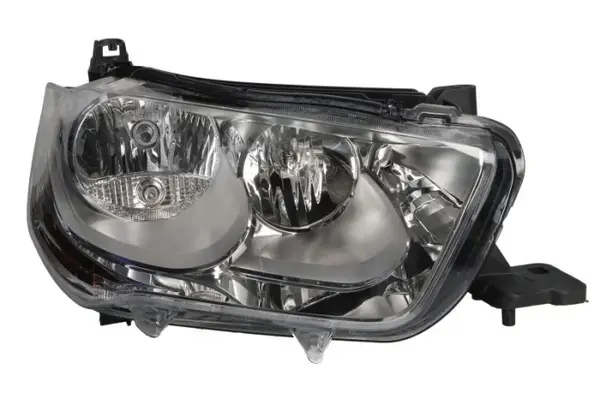 Far fata Dreapta (halogen, H1 H7 W5W, mecanic, cu motor, culoare semnalizator: transparent) potrivit CITROEN C-ELYSEE
