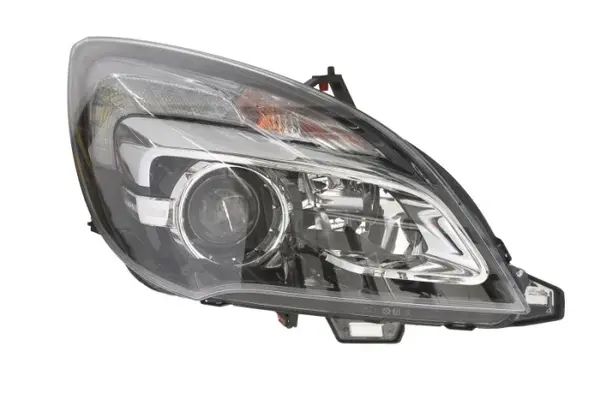 Far fata Dreapta (halogen, H1 H7 WY21W, bec, culoare insert: cromat, culoare semnalizator: transparent) potrivit OPEL MERIVA B