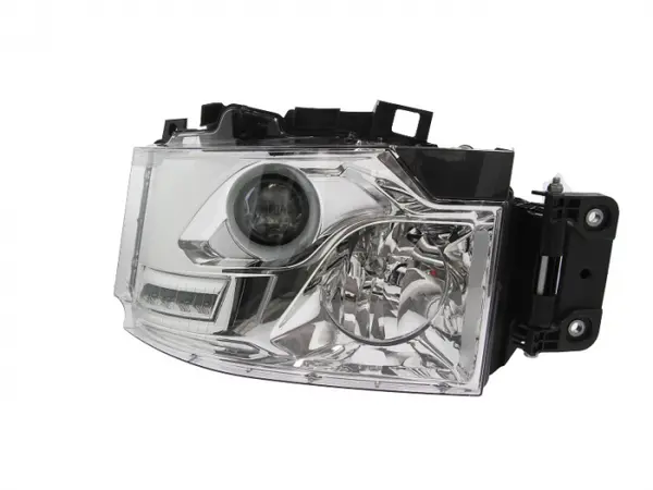 Far fata Stanga (2 LED H1 H7, electric, cu motor, functie Lumina zi, culoare insert: cromat, culoare semnalizator: transparent) potrivit RVI C, T 01.13-