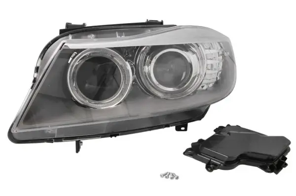 Far fata Stanga (bi-xenon, D1S H8 LED, electric, cu motor, culoare insert: negru) potrivit BMW 3 (E90), 3 (E91) -06.12