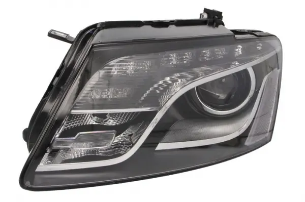 Far fata Stanga (D3S LED, electric, cu motor, culoare insert: cromat, culoare semnalizator: transparent) potrivit AUDI Q5 -05.12
