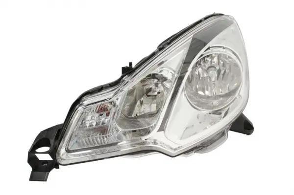 Far fata Stanga (H1 H7, electric, cu motor, culoare insert: cromat, culoare semnalizator: alb) potrivit CITROEN C3 I, C3 II