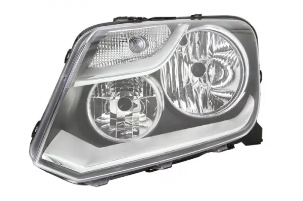 Far fata Stanga (H1 H7 PY21W W5W, electric, cu motor, culoare insert: negru, culoare semnalizator: alb) potrivit VW AMAROK