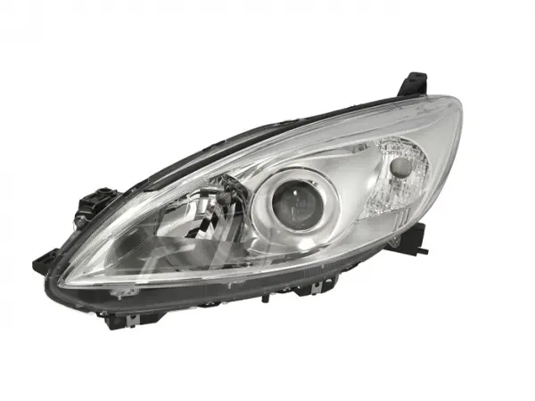 Far fata Stanga (H11 HB3, electric, fara motoras, culoare insert: cromat, culoare semnalizator: transparent) potrivit MAZDA 5