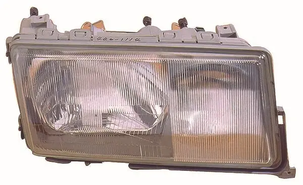 Far fata Stanga (H3 H4, electric, fara motoras, culoare insertie: argintiu, culoare semnalizator: transparent) potrivit MERCEDES 190 (W201) -08.93
