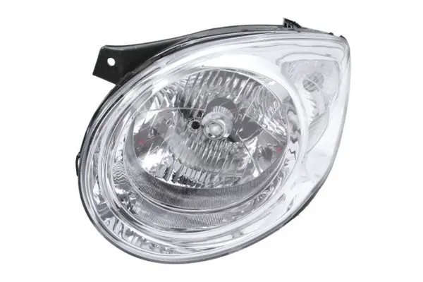 Far fata Stanga (H4, electric, cu motor, culoare insert: cromat, culoare semnalizator: transparent) potrivit KIA PICANTO I