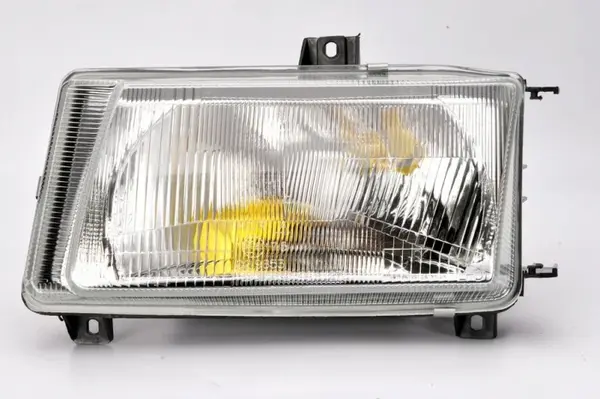 Far fata Stanga (H4, electric, manual, fara motoras, culoare insert: argintiu) potrivit VW CADDY II, CADDY II MINIVAN, POLO, POLO III CLASSIC