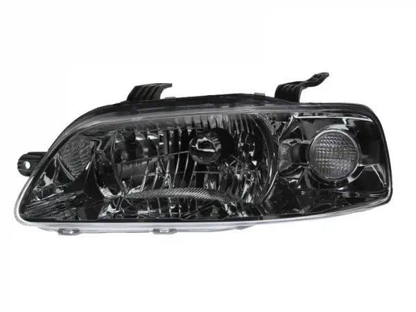Far fata Stanga (H4, electric, manual, fara motoras, culoare insert: argintiu, culoare semnalizator: transparent) potrivit CHEVROLET AVEO KALOS; DAEWOO KALOS