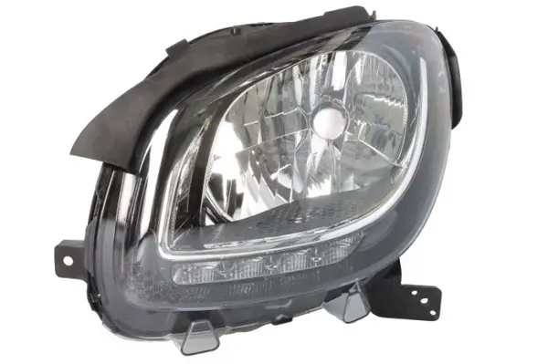 Far fata stanga (H4 LED, electric, fara motoras) potrivit SMART FORFOUR, FORTWO 07.14-