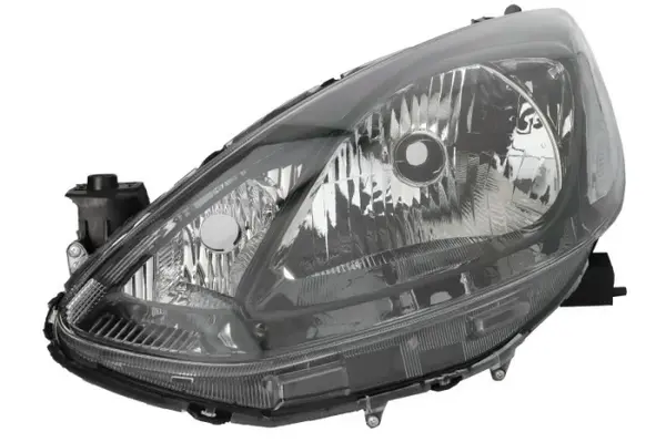 Far fata Stanga (H4 PY21W W5W, electric, cu motor, culoare insert: negru) potrivit MAZDA 2 -06.15