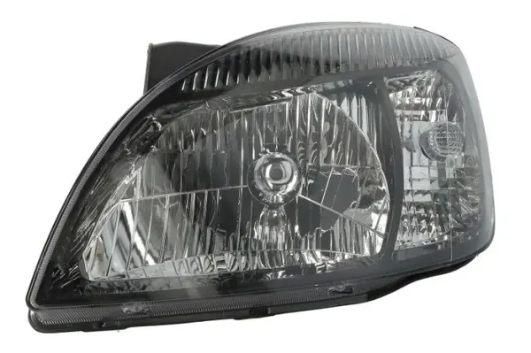 Far fata Stanga (H4 PY21W W5W, electric, cu motor, culoare insert: negru) potrivit KIA RIO II -12.11