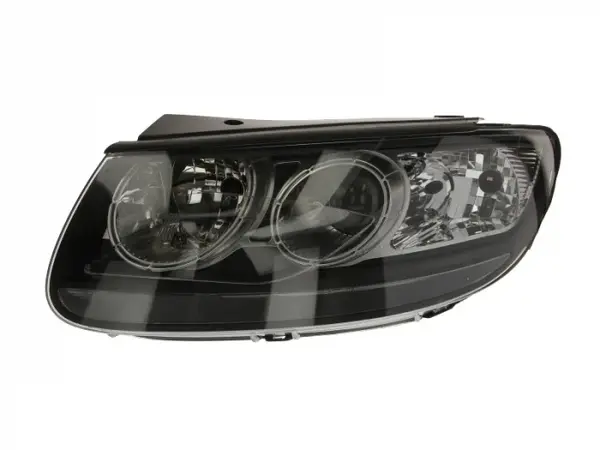 Far fata Stanga (H7, electric, manual, fara motoras, culoare insert: cromat, culoare semnalizator: transparent) potrivit HYUNDAI SANTA FE II 01.10-