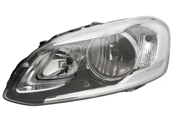 Far fata Stanga (H7 H9 PWY24W, electric, cu motor, culoare insert: negru, culoare semnalizator: transparent) potrivit VOLVO XC60 I 05.08-03.11