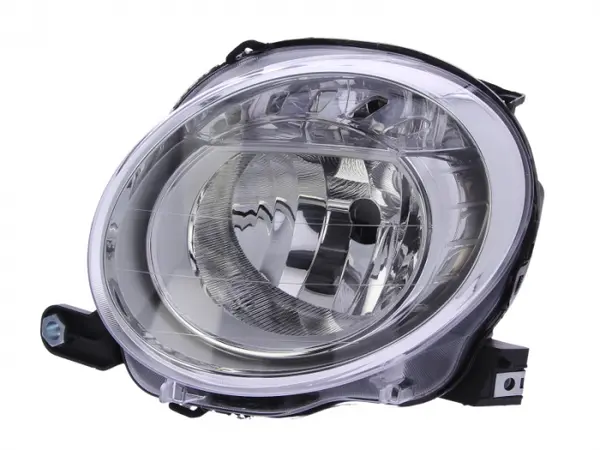 Far fata Stanga (halogen, H7 WY21W, electric, cu motor, culoare semnalizator: transparent) potrivit ABARTH 500 595 695, 500C 595C 695C; FIAT 500, 500 C 01.07-