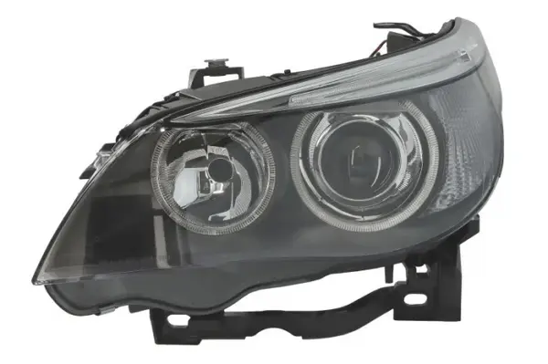 Far fata Stanga (xenon, D2S H7 LED W5W, electric, cu motor, culoare insert: negru) potrivit BMW 5 (E60), 5 (E61)