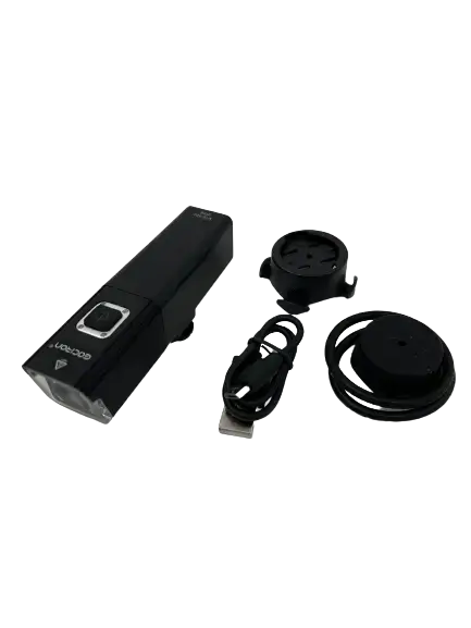 Far LED Gaciron V10-500, 500 Lumeni, Baterie Reincarcabila 2200 mah, Rezistenta la Apa IPX6 (Negru)