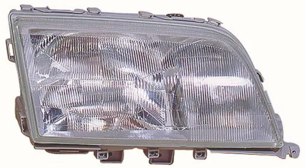 Far stanga 2 H1 H3, electric, pneumatic, fara motoras, culoare interior argintiu potrivit MERCEDES C W202, C T-MODEL S202 -05.97