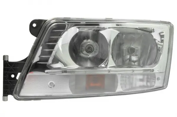 Far stanga (2 H7 LED PY21W, manual, culoare insert: crom platinat, culoare indicator: transparent) potrivit MAN TGS I, TGX I 06.06-