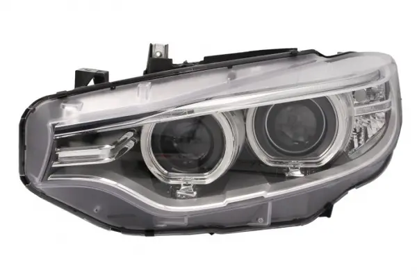 Far Stanga (D1S PY24W, electric, cu motor, cadru negru, culoare insert: negru) potrivit BMW 4 (F32, F82), 4 (F33, F83), 4 (G22, G82)