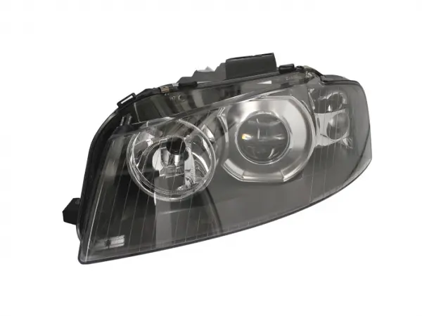 Far stanga (D2S H7, reglaj electric, cu motoras, fundal negru) AUDI A3 2003-2008