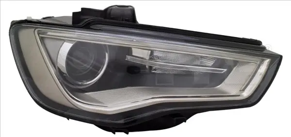 Far stanga D3S, electric, cu motoras, fundal maro AUDI A3 8V, Cabriolet Sedan intre 2012-2016