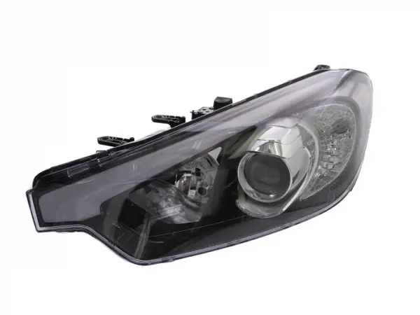 Far Stanga (H1 H7, fara motoras, culoare insert: cromat, culoare semnalizator: transparent) potrivit KIA CERATO I, CERATO II, CERATO III