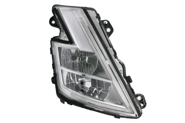 Far stanga (H1 H7 LED, electric, cu motor, cu lumina de zi, culoare insert: crom platinat, culoare indicator: alb) potrivit VOLVO FH III, FH16 III 02.20-