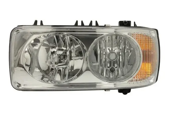 Far stanga (H1 H7 P21W W5W, reglaj manual, insertii crom, Semnalizator portocaliu) DAF 75 CF, CF 65, CF 75, CF 85, LF 45, LF 55, XF 105, XF 95 dupa 2001