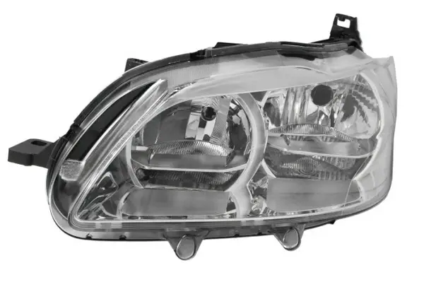 Far Stanga (H1 H7 PY21W W5W, electric, fara motoras, culoare insert: cromat, culoare semnalizator: transparent) potrivit PEUGEOT 301