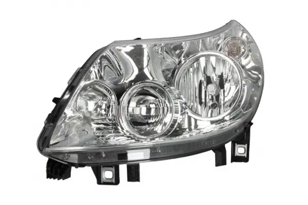 Far stanga (H1 H7, reglaj electric, cu motoras, fundal cromat) CITROEN JUMPER FIAT DUCATO PEUGEOT BOXER 2006-2010