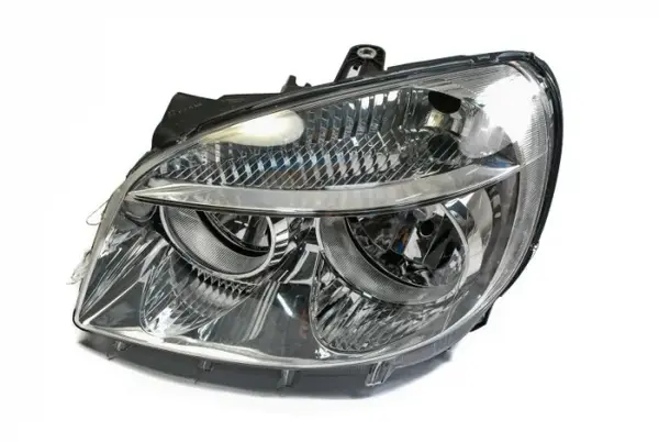 Far stanga (H1 H7, reglaj electric, cu motoras, fundal cromat) FIAT DOBLO 2005-2010
