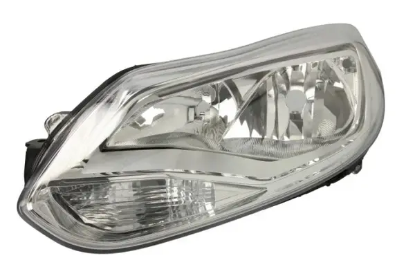 Far stanga (H1 H7, reglaj electric, cu motoras, fundal cromat) FORD FOCUS 2010-2014