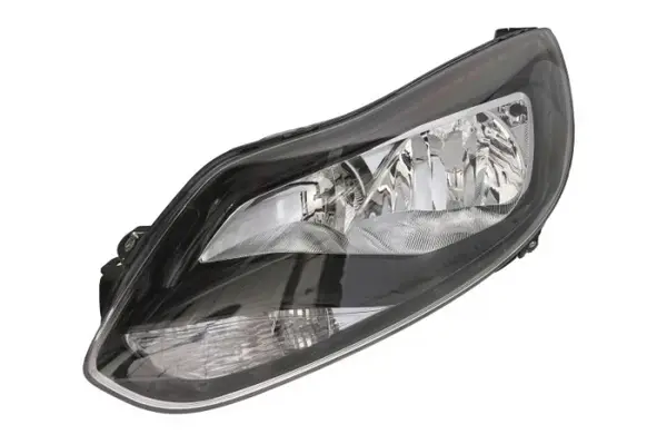 Far stanga (H1 H7, reglaj electric, cu motoras, fundal negru) FORD FOCUS III 2010-2014