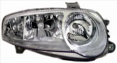 Far stanga (H1 H7, reglaj electric, fundal cromat) ALFA ROMEO 147 2001-2004
