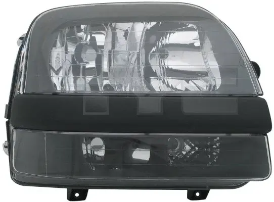 Far stanga (H1 H7, reglaj electric, fundal negru) FIAT DOBLO, DOBLO CARGO