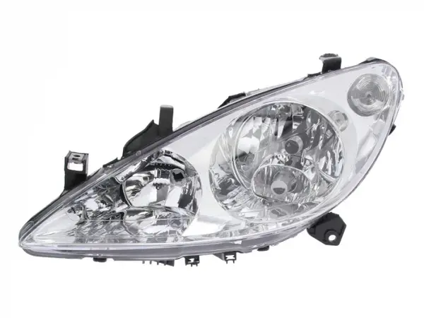 Far Stanga (H1 H7 W5W, electric, cu motor, halogen, culoare semnalizator: transparent) potrivit PEUGEOT 307