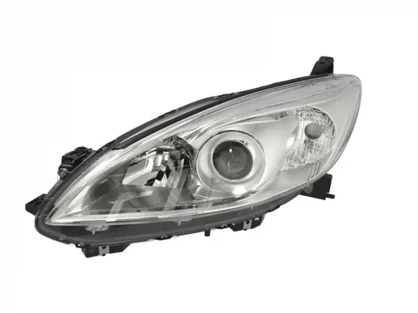 Far Stanga (H11 HB3, electric, fara motoras, culoare insert: cromat, culoare semnalizator: transparent) potrivit MAZDA 5