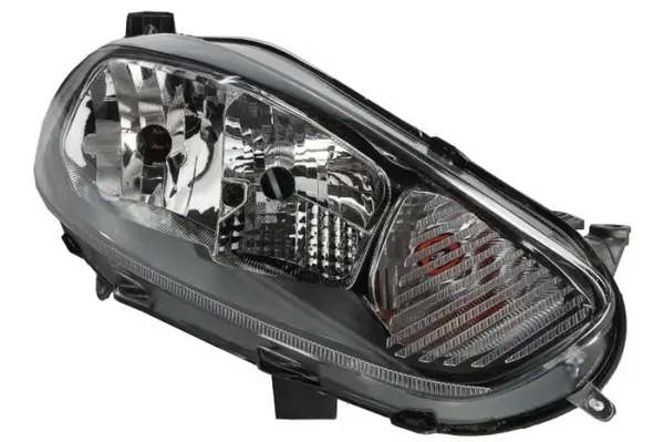 Far Stanga (H15 H7 PY21W W5W, electric, cu motor, culoare insert: cromat, culoare semnalizator: transparent) potrivit FORD FIESTA VI