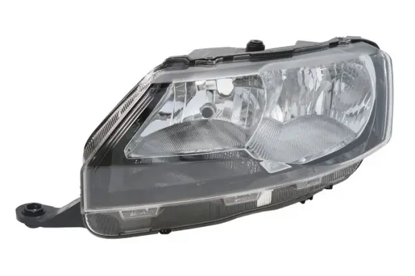 Far stanga (H15 H7, reglaj electric, cu motoras, fundal cromat) SKODA RAPID 2012-2017