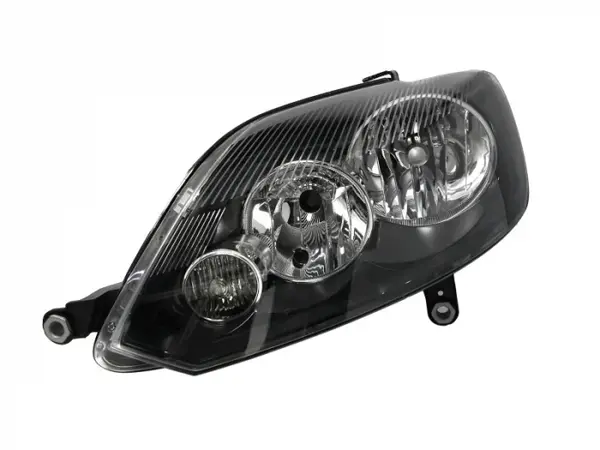 Far stanga (H15 H7, reglaj electric, cu motoras, fundal negru) VW GOLF PLUS