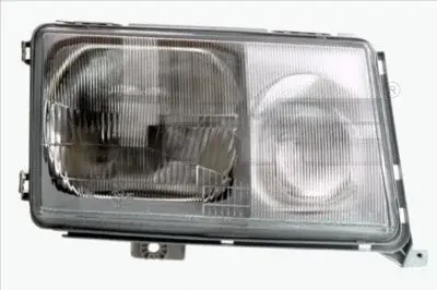 Far stanga (H3 H4, pneumatic, fundal argintiu) MERCEDES Clasa COUPE (C124), KOMBI T-MODEL (S124), SEDAN (W124)