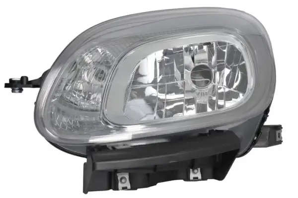 Far Stanga (H4, electric, cu motor, culoare insert: cromat, culoare semnalizator: alb) potrivit FIAT PANDA, PANDA HATCHBACK