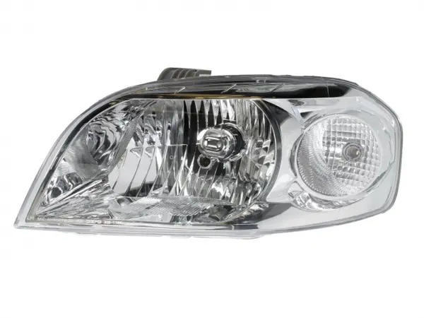 Far Stanga (H4, electric, cu motor, culoare insert: cromat, culoare semnalizator: transparent) potrivit CHEVROLET AVEO KALOS