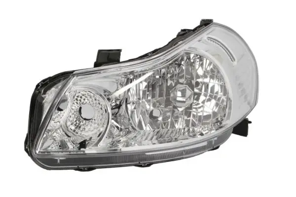 Far stanga (H4, electric, cu motoras, fundal cromat) FIAT SEDICI SUZUKI SX4