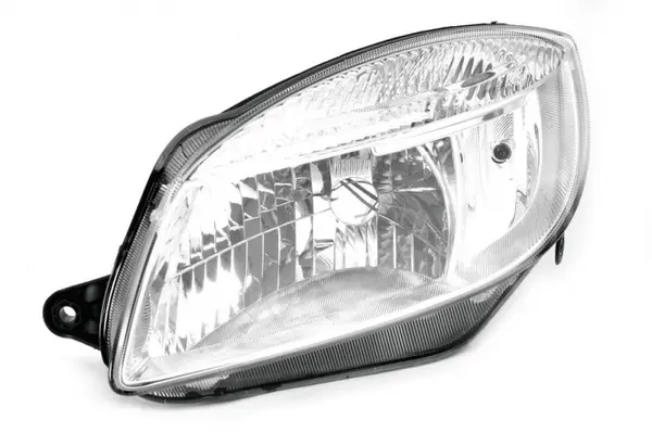 Far stanga (H4, electric, cu motoras, fundal cromat) SKODA FABIA, ROOMSTER 2006-2010