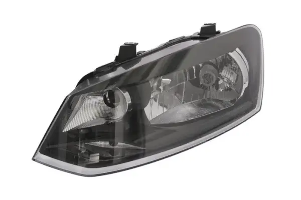 Far stanga (H4, electric, cu motoras, fundal negru) VW POLO