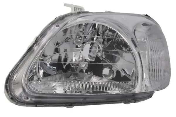 Far Stanga (H4, electric, fara motoras, culoare insert: cromat, culoare semnalizator: alb) potrivit HONDA CIVIC VI 09.94-04.98